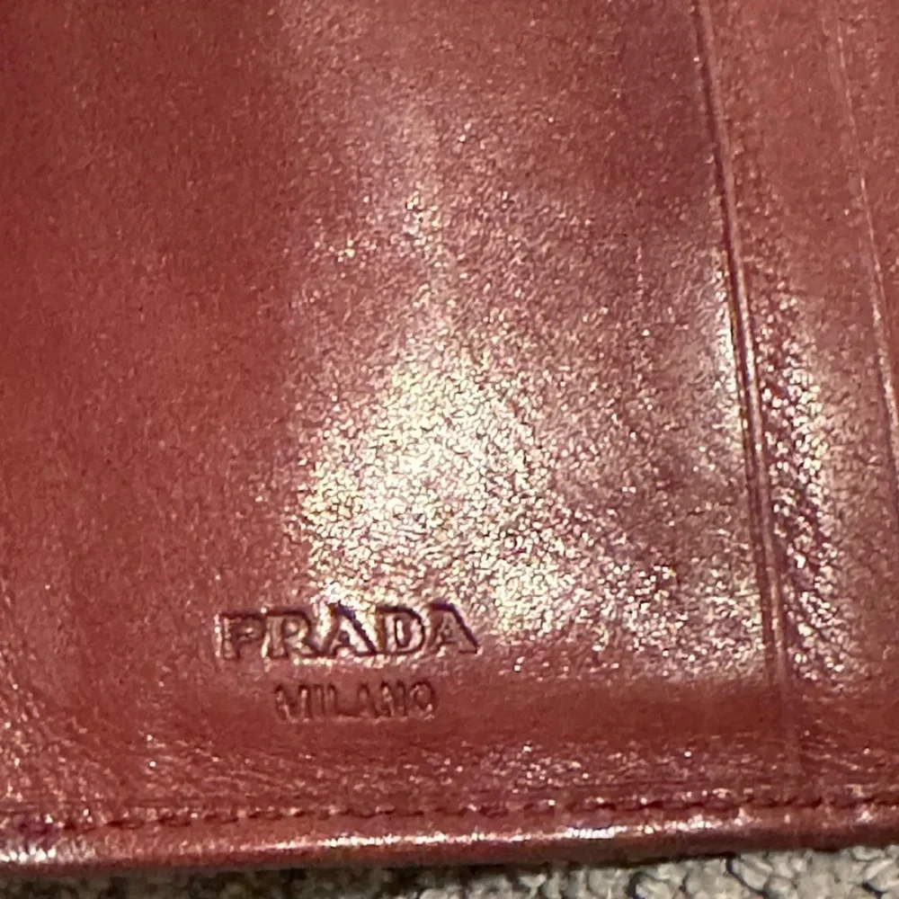 Prada Vintage Burgundy Leather Wallet - Picture 12 of 13